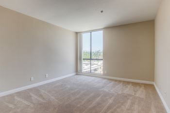 Carpeted bedroom