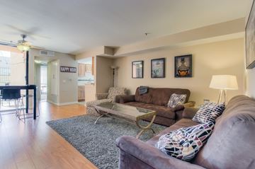 Los Angeles multi-family for rent - a living room with couches and a coffee table