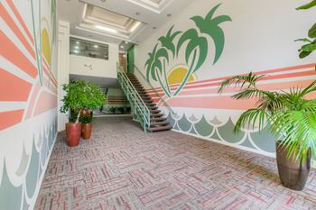 Decorated entrance