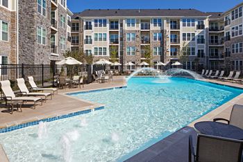 Glimmering pool