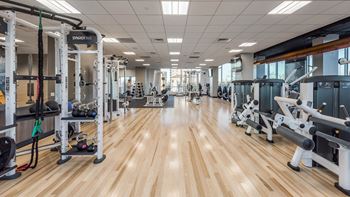 5,000 Square foot fitness center, state-of-the-art gym, & yoga studio