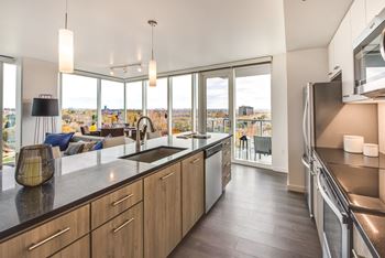 Open floor plans with natural light
