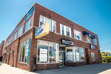 New Haven apartment for rent - A brick building with a sign that says Powers.
