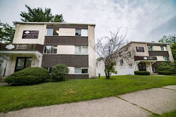 New Haven apartment for rent - The image shows a building with the name "Mandy" on it.