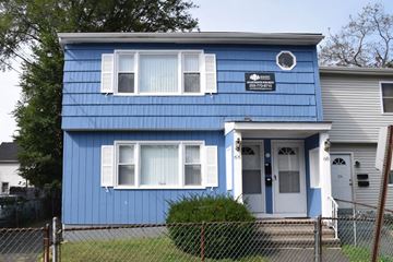 New Haven apartment for rent - A blue house with a white door and windows.