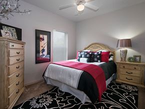 Shawnee apartment for rent - upgraded bedroom at the district at highland village apartments co