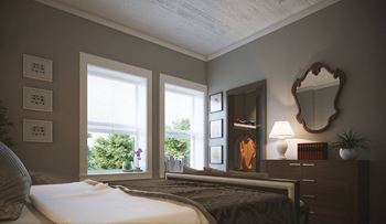 Walk-in closets  (select apartments only)