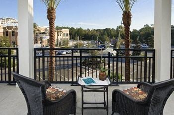 Private covered balconies
