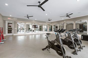 3,000 Square foot wellness club and yoga/spin studio with top-of-the-line endurance and strength equipment