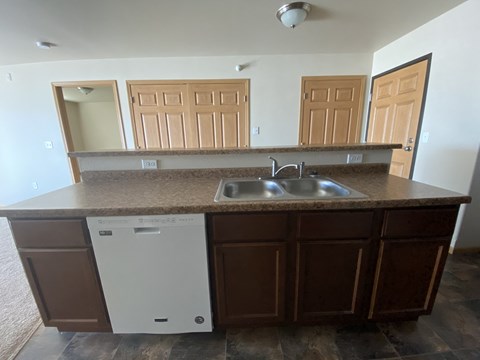 Floor plan for 3 beds, 2 baths, 1143 sqft