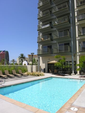 Upgraded swimming pool area