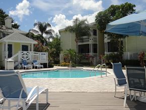 St. Petersburg apartment for rent - Pool Patio at  Bridgewater Apartments, St. Petersburg, Florida, FL