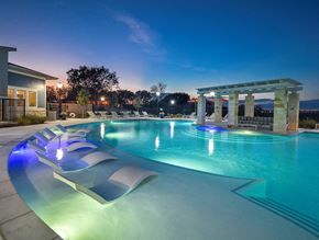 Austin apartment for rent - Crystal Clear Swimming Pool with Sundeck and BBQ Pits Throughout at The Terrace at Walnut Creek, Austin, 78724
