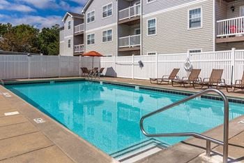 Pool with sunning deck