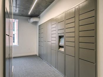 In-door mail center