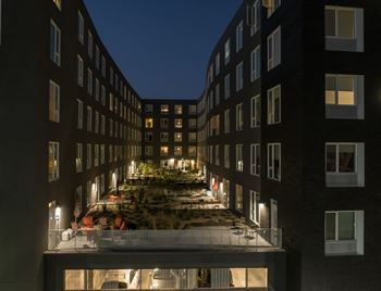 Outdoor courtyard