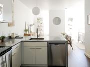 Boise apartment for rent - Kitchen area at The Fowler Apartments, Boise, Idaho