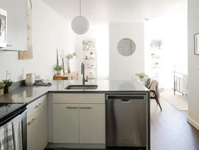 Boise apartment for rent - Kitchen area at The Fowler Apartments, Boise, Idaho