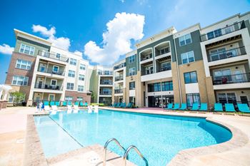 Glistening salt water pool 