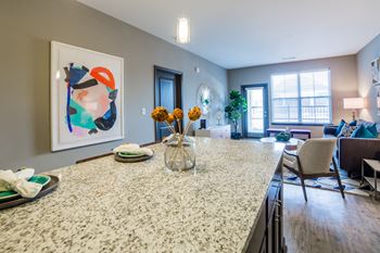 Spacious kitchens