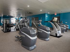 North Little Rock apartment for rent - a gym with treadmills and other exercise equipment