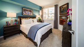 Sunnyvale apartment for rent - Apartments in Sunnyvale-6TenEast-Bedroom with Carpet Flooring and a Large Window
