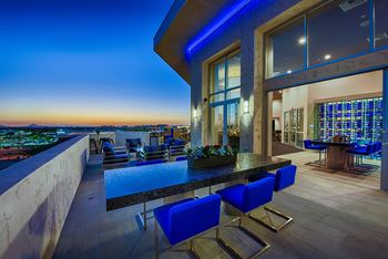 Sky view lounge area