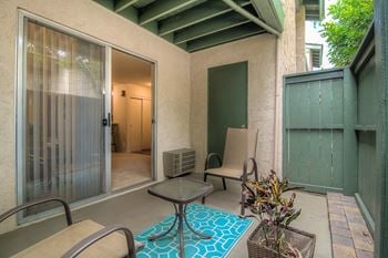 Private balcony and  patio