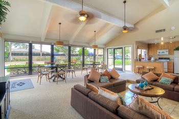 Large clubhouse with entertainer's kitchen