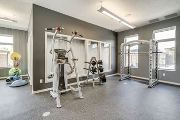 Expansive 24-hour fitness center