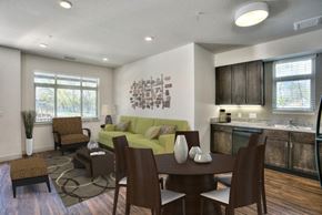 Fort Collins apartment for rent - Village on Redwood dining area and kitchen