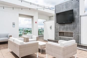 Rooftop deck