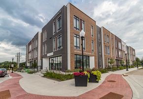 Hastings apartment for rent - the building where the hotel is located is shown