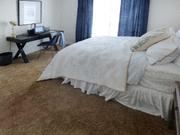 Nashville apartment for rent - a bedroom with a bed and a desk