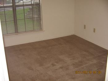 Carpeted floors in bedrooms
