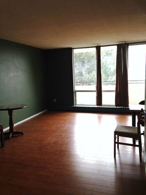 Toronto apartment for rent - A room with a table and a chair.