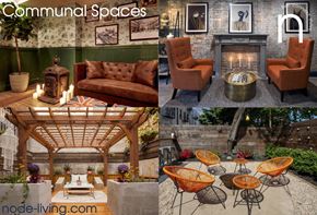 Brooklyn apartment for rent - A collage of images showcasing different communal spaces.