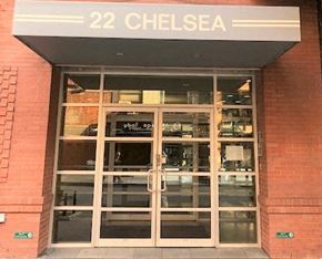 New York apartment for rent - the front of a store with a glass door