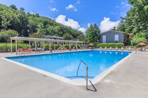 Roanoke apartment for rent - the swimming pool at the resort at paws up