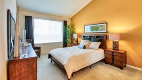 Marina Del Rey apartment for rent - a bedroom with a bed and a window