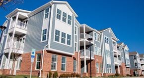 Little Egg Harbor apartment for rent - an apartment building with brick and gray siding