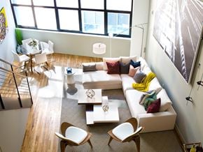 Yonkers apartment for rent - a living room with a couch and a table