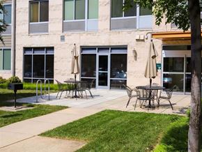 Baltimore apartment for rent - Patio at Ashland Commons affordable apartment community in Baltimore