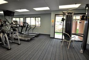 Columbia apartment for rent - the gym in our new office is ready for you to use