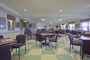 Elkins Park apartment for rent - a dining room with tables and chairs and a checkered floor