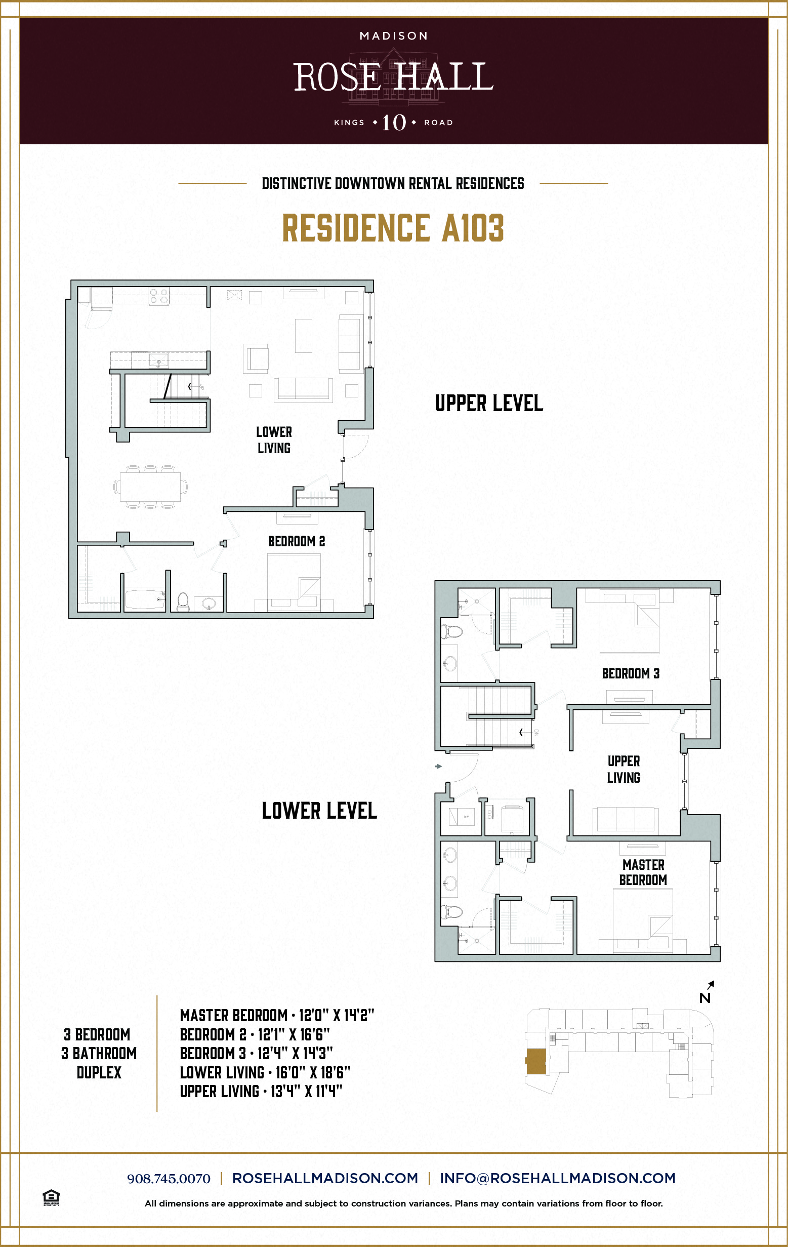Floor plan for 3 beds, 3 baths, 2548 sqft
