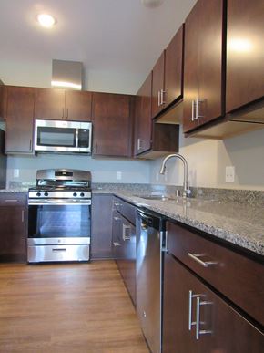 Forest Lake apartment for rent - lighthouse loft kitchen layout