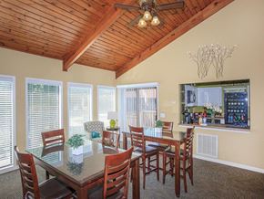 Chattanooga apartment for rent - a dining room with a table and chairs
