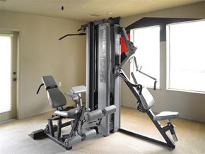Conway apartment for rent - a gym with a exercise machine in a room