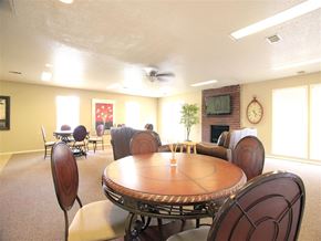 Fort Smith apartment for rent - a dining room with a table and chairs